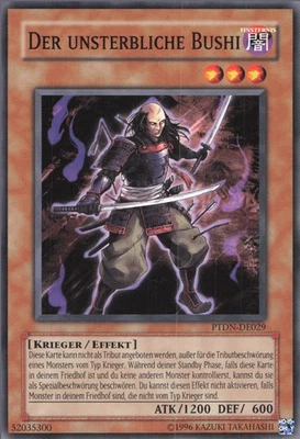 YuGiOh Der unsterbliche Bushi PTDN-DE029 Common Neu 1st - Bild 1 von 2