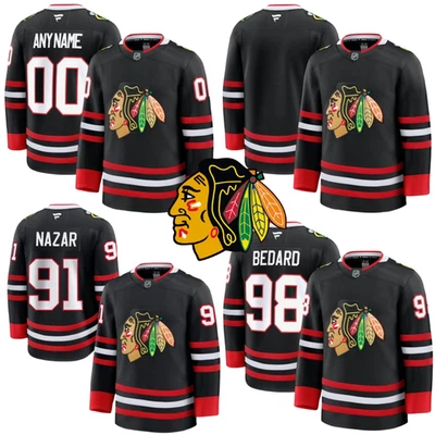 Men's Blackhawks 2026 Black Alternate Jersey