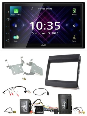 JVC DAB 2DIN Lenkrad Bluetooth USB Autoradio für Porsche Cayenne Soundsystem Inf - Bild 1 von 4