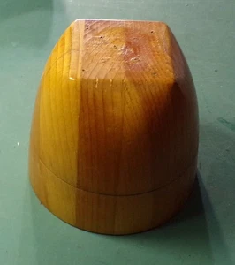 MADERA MACIZA PEQUEÑA COCTELERA ESTILO ESQUINAS CUADRADAS CESTA MOLDE - Imagen 1 de 15