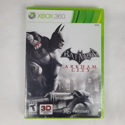 Batman Arkham City Xbox 360 2011 Factory Sealed Rare OOP Action Adventure Game - Image 1 of 4