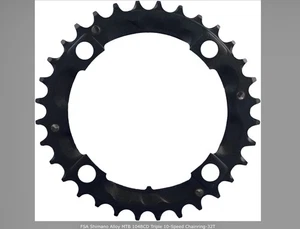 FSA Shimano Alloy bike MTB 104BCD Triple 10-Speed Chainring 32T 380-0633 - Picture 1 of 1