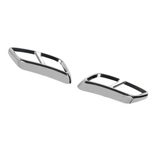 2PCS Exhaust Muffler Tail Pipe Cover Left Right Decorative Tail Throat Frame For - Picture 1 of 12