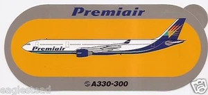 Baggage Label - Premiair - A330 300 - Airbus - Sticker (BL508) - Picture 1 of 1