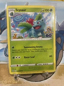 Pokémon TCG Ivysaur Pokemon GO 002/078 Regular Uncommon - Picture 1 of 1