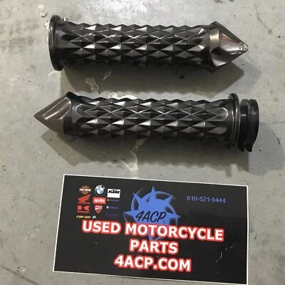 99-07 SUZUKI HAYABUSA EMPUÑADURAS BILLET TUBO ACELERADOR CORTE DIAMANTE Foto 1 de 4