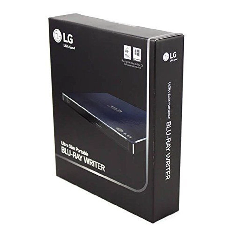 LG BP50NB40 USB 2.0 Slim Portable Blu-ray/ DVD Writer - Black - Image 1 of 1