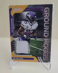2022 Panini Absolute Dalvin Cook Ground Hoggs Trikot #GH-7 Ser #11/25 Wikinger - Bild 1 von 2