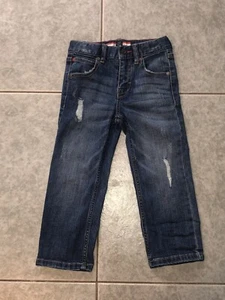 Tommy Hilfiger Toddler Kids Size 3T Dark Wash Jeans Denim Pants -School Clothes - Picture 1 of 9