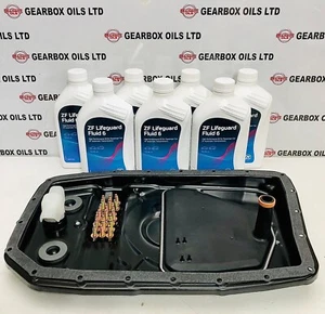 GENUINE JAGUAR ZF 6HP26 AUTOMATIC GEARBOX 6 SPEED METAL SUMP PAN ZF OIL 7L KIT - Picture 1 of 5