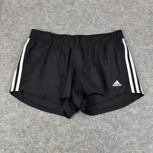 Adidas Aeroready Pacer Shorts 3" Black Womens Large L - Picture 1 of 14