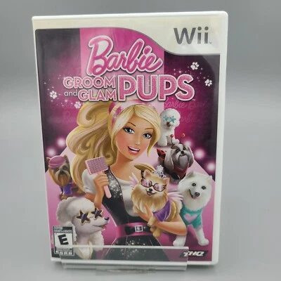 Barbie: Groom and Glam Pups (Nintendo Wii, 2010) Complete - Image 1 of 3