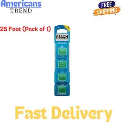 Cabezales de recarga REACH Listerine Ultraclean Access Flosser, como nuevos, 28 pies (paquete de 1) Foto 1 de 4