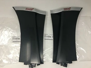 2011-2014 Subaru WRX STi Front LEFT & RIGHT Fender Molding Garnish SET NEW OEM - Picture 1 of 1