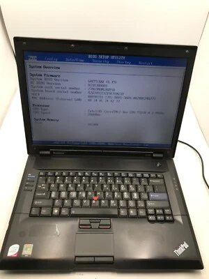 Lenovo ThinkPad SL500 15" Laptop Intel Core 2 Duo 1gb RAM NO HDD -MZ - Image 1 of 4