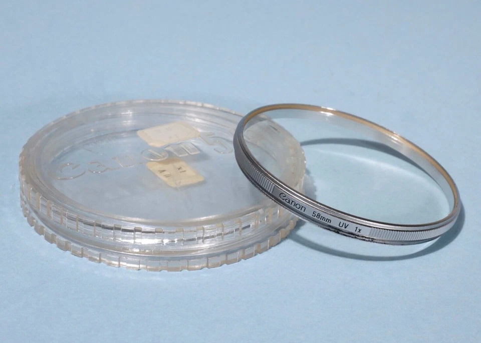 Canon 58mm UV 1x Filter * Genuine Canon * Near Mint - Image 1 of 1