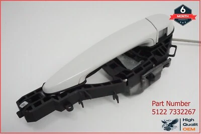 BMW 328I 320I F30 2013-2016 manija de puerta exterior trasera izquierda lado del conductor OEM Foto 1 de 4