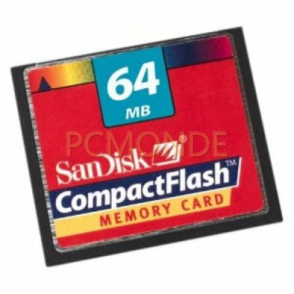 SanDisk 64 MB CompactFlash Card (SDCFB-64-455) - Image 1 of 1