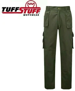 TuffStuff 711 Pro Arbeitshose mehrere Taschen mit Knieschützer Taschen grün - Bild 1 von 5