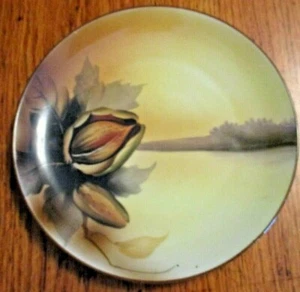 NORITAKE HAND PAINTED 6 1/4" DECORATIVE PLATE~SEASONAL/FALL/AUTUM COLORS~ NICE - Picture 1 of 7