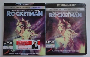 ROCKETMAN 4K ULTRA HD + BLU-RAY + Digital NEW SEALED w/ Slip Cover FREE SHIPPING - Picture 1 of 1