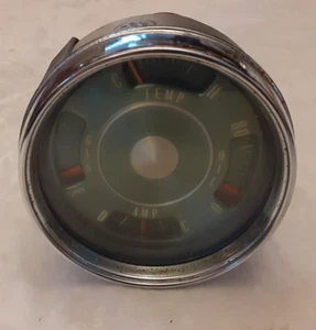 **1 VTG 1963-1964 Studebaker Lark Fuel Gas Temp Oil Amp Instrument Cluster Gauge - Picture 1 of 9