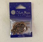 Blue Moon Copper Metal Toggle Clasps-Flower Copper 2/Pkg 766435647769 - New