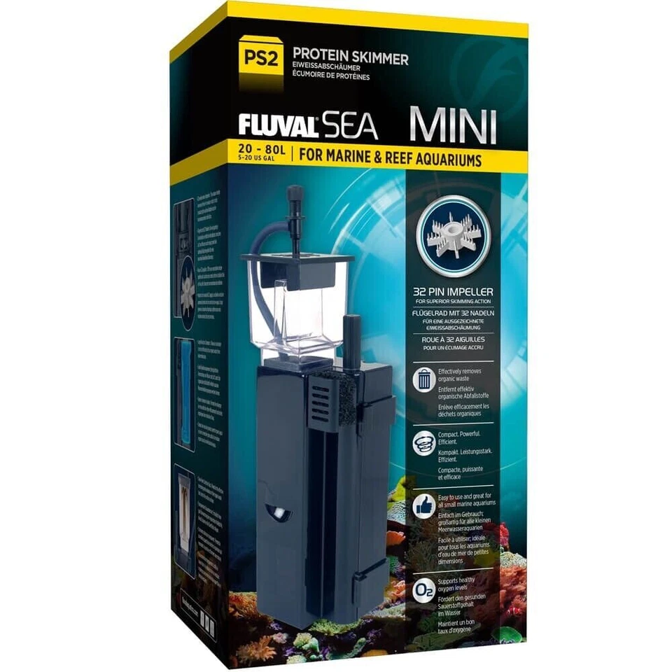 Fluval Sea Mini 5-10 gal Protein Skimmer Set - Black (14324)