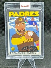2021 Topps Project 70 1986 Fernando Tatis Jr.+Tony Gwynn Card #61 by Keith Shore