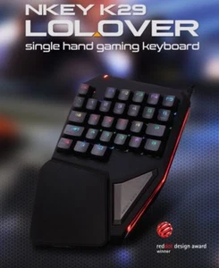 Sky Digital NKEY K29 LOLOver Tastiera da gioco meccanica mano singola 7 colori RGB - Foto 1 di 9