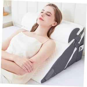 Wedge Pillow for Sleeping, 3PCS Bed Pillow for Side Sleeping, 3 PCS Dark Grey - Picture 1 of 7