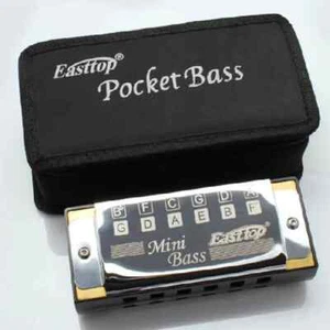 EASTTOP Mini Bass Harmonica Harps Pocket Bass Harmonica Orchestral Harmonica US - Picture 1 of 6