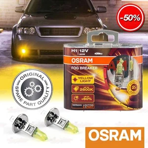 2er OSRAM H1 FOG BREAKER Scheinwerfer Auto Lampen 2600K Gelb NEBELSCHEINWERFER - Bild 1 von 10