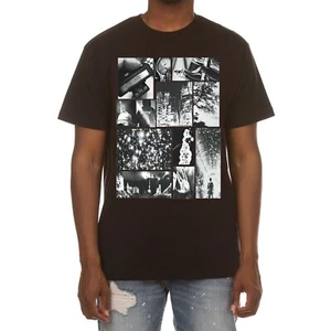 Billionaire Boys Club Clothing Men T-Shirt BB Collage Screen Printed S/S Tee - Picture 1 of 3
