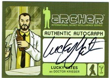 Archer Seasons 1-4 2014 Cryptozoic Autograph Auto A4 Lucky Yates Doctor Krieger