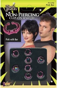 Barra piercing corporal Forum Novelties, rosa - Imagen 1 de 1