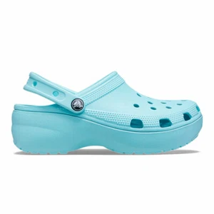 Nuevo CROCS Mujer PLATAFORMA CLÁSICA ZUECO 206750-4SS AGUA PURA US W 5 - 8 TAKSE - Imagen 1 de 5