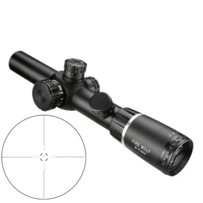 Tactical 2-7X24 Riflescope Red/Green Illuminated Reticle Sights for Hunting - Image 1 of 4