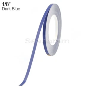 1/8" 3mm Dark Blue DIY Home Shop Pinstriping Pin Stripe Decal Vinyl Tape Sticker - Picture 1 of 5