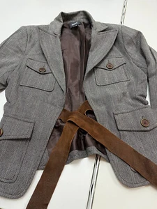 ★★ Mexx Sexy Blazer Gr. 38 ★ Braun ★ Ledergürtel ★ TOP ★★ - Bild 1 von 10