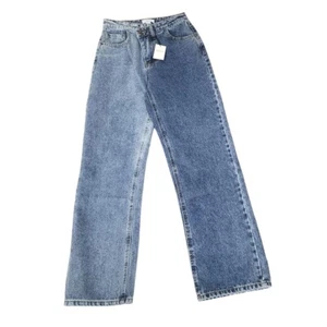 Forever 21 Womens Jeans Size 24 Blue Mom High Rise Relaxed Fit Tapered Leg Denim - Picture 1 of 8