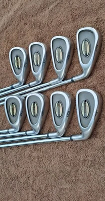 golf irons set  PRESIDENT MARK 3 right h steel Shaft 8 clubs good grips - Image 1 of 4