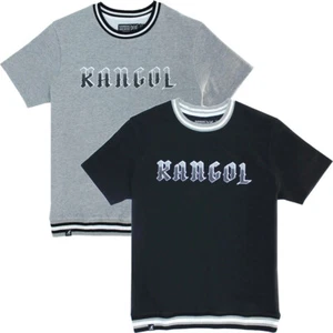Kangol Men's Oversized Fleece T-Shirt Game Day Heavyweight Short Sleeve Tee - Picture 1 of 7