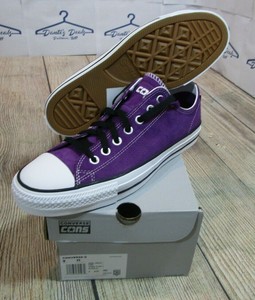 purple suede converse