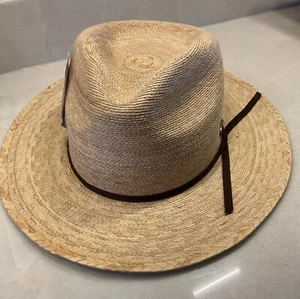 Wallaroo Hat Palm Fiber Fedora UPF 50+ Sun Protection New With Tags S/M - Picture 1 of 7
