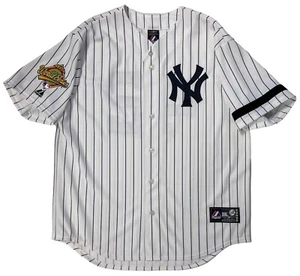 MARIANO RIVERA 1996 WORLD SERIES NEW YORK YANKEES MAJESTIC JERSEY XL - Picture 1 of 5
