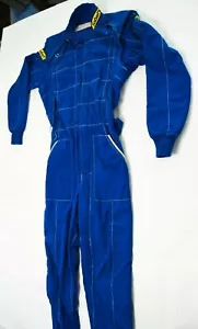 Traje de carreras Sabelt con cremallera manga larga cuello simulado bordado azul talla 50 - Imagen 1 de 12