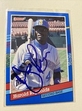 1991 Donruss Harold Reynolds Autograph Card 