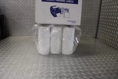 ULINE S-6802 4x6 DIRECT Thermal Labels White Box of 12 Rolls New - Image 1 of 4