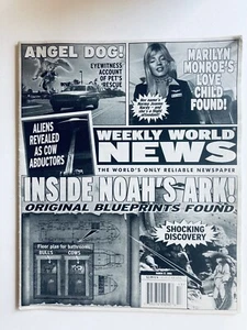 Weekly World News March 2006 Inside Noah's Ark Marilyn Monroe's Love Child Alien - Picture 1 of 3